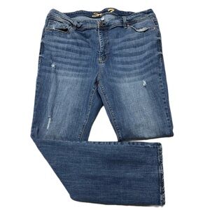 Seven 7 For All Mankind Embellished Bootcut Jeans Size 22